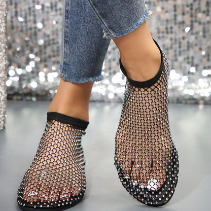 Viviana™ - Rhinestone Flat Sandals